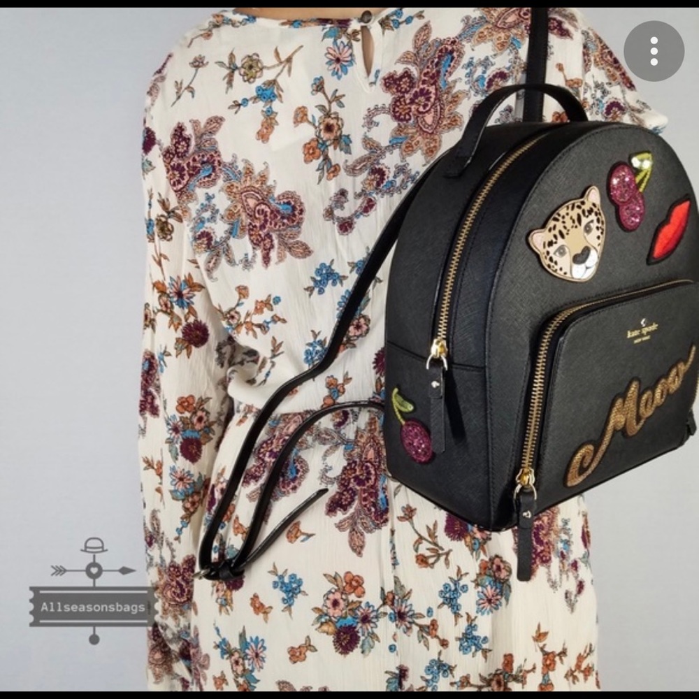 Black backpack Kate Spade